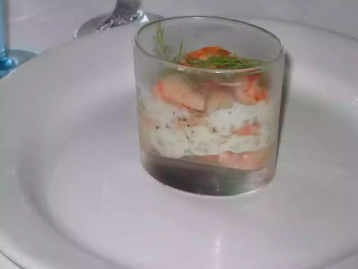 Verrines aux 3 saumons