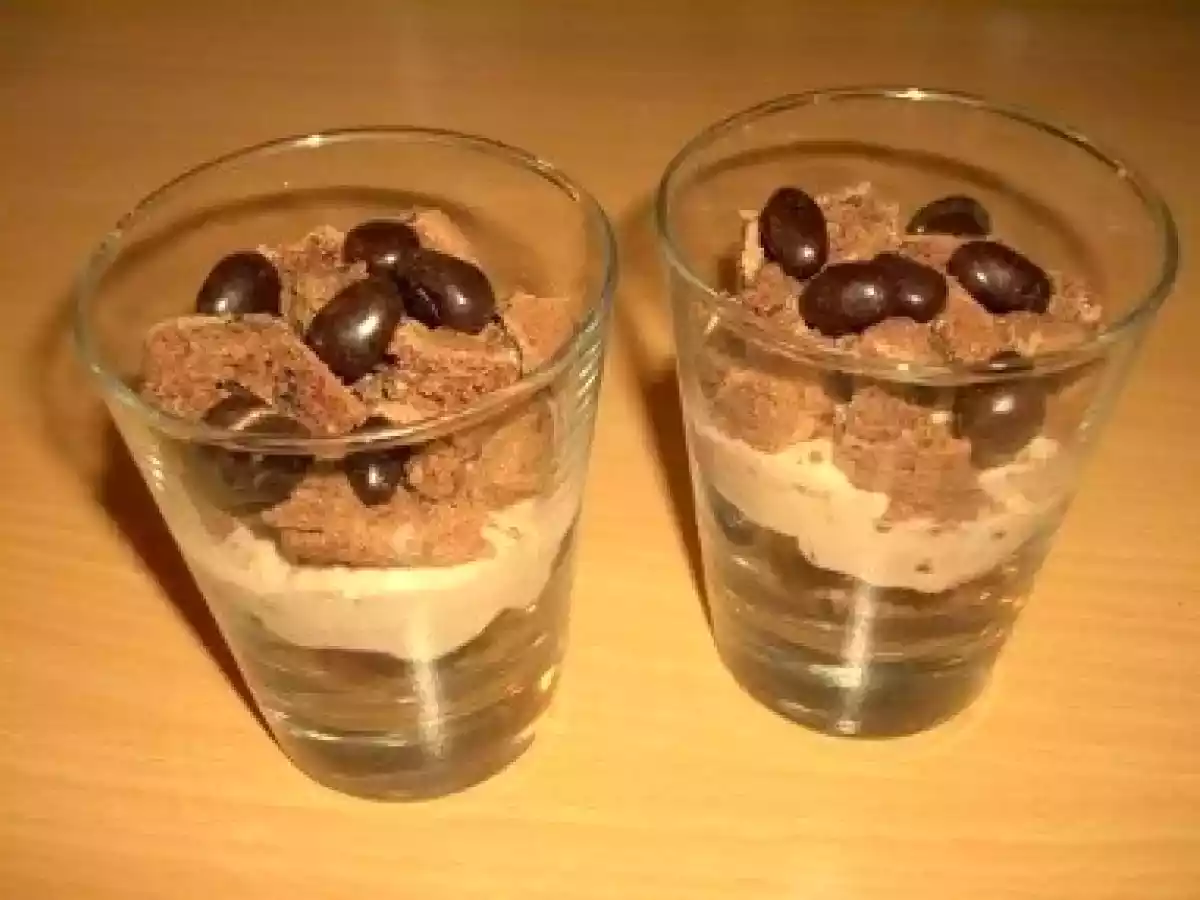 Verrines aux cookies et crème de marrons