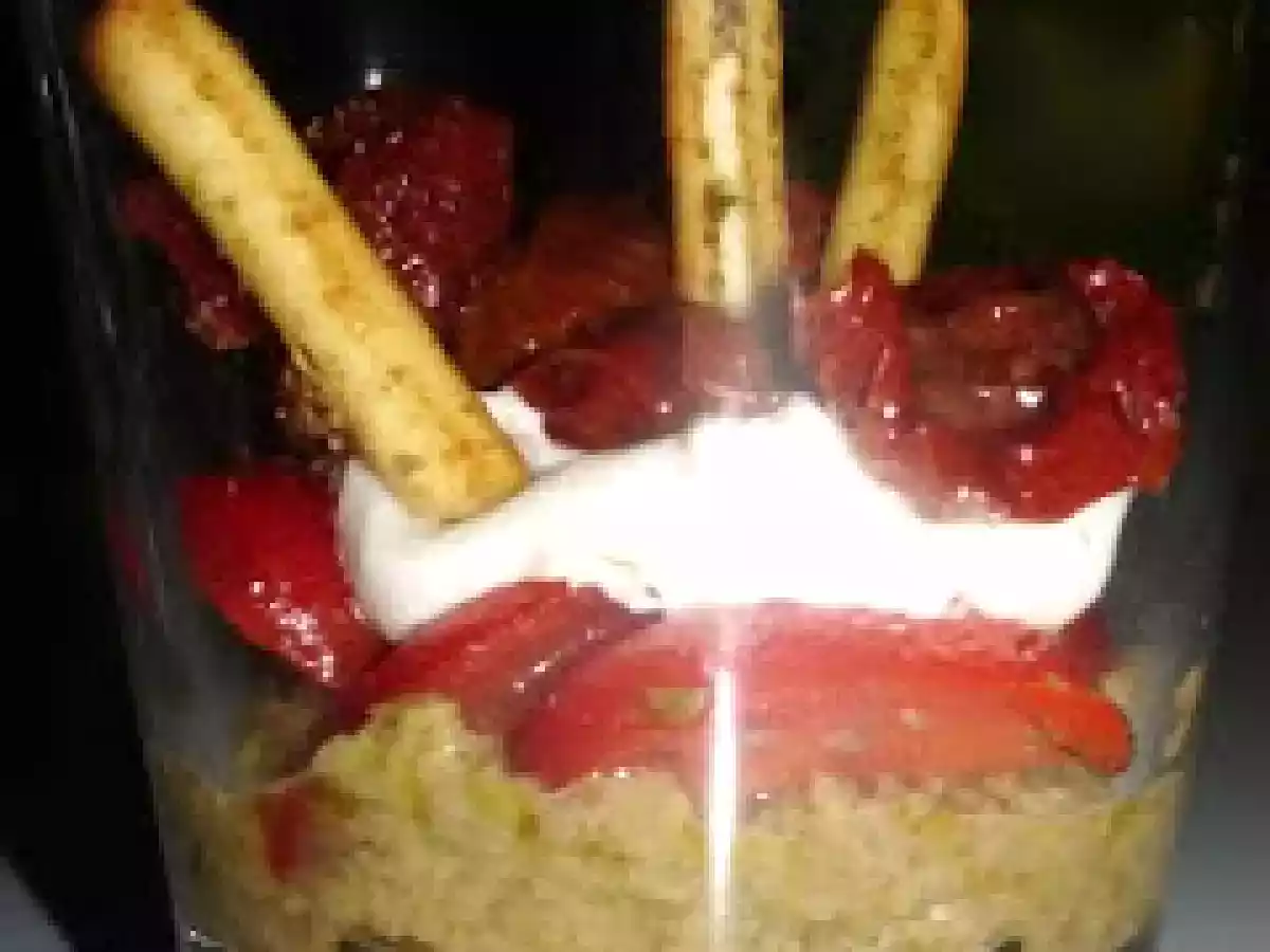 Verrines aux couleurs de l'Italie