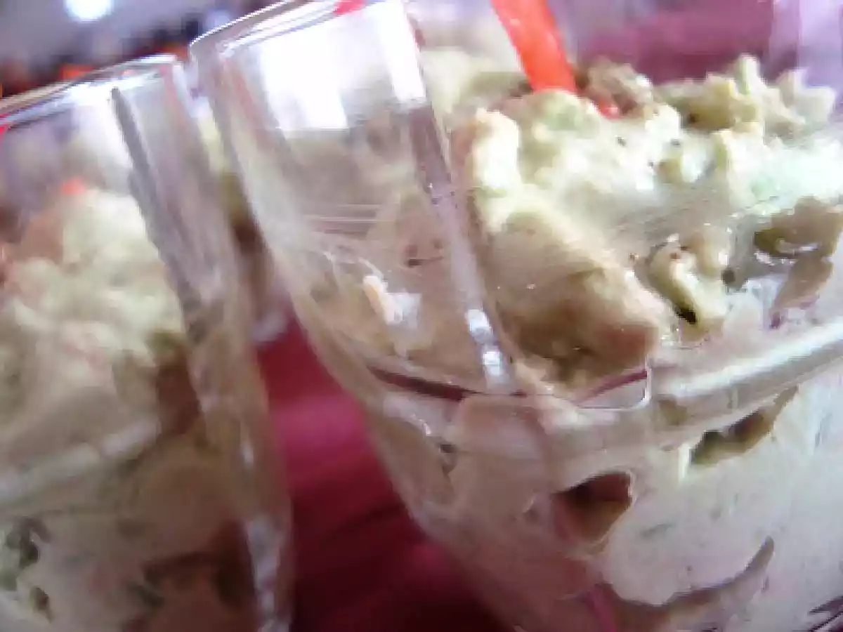 Verrines avocat -thon -chèvre - photo 2