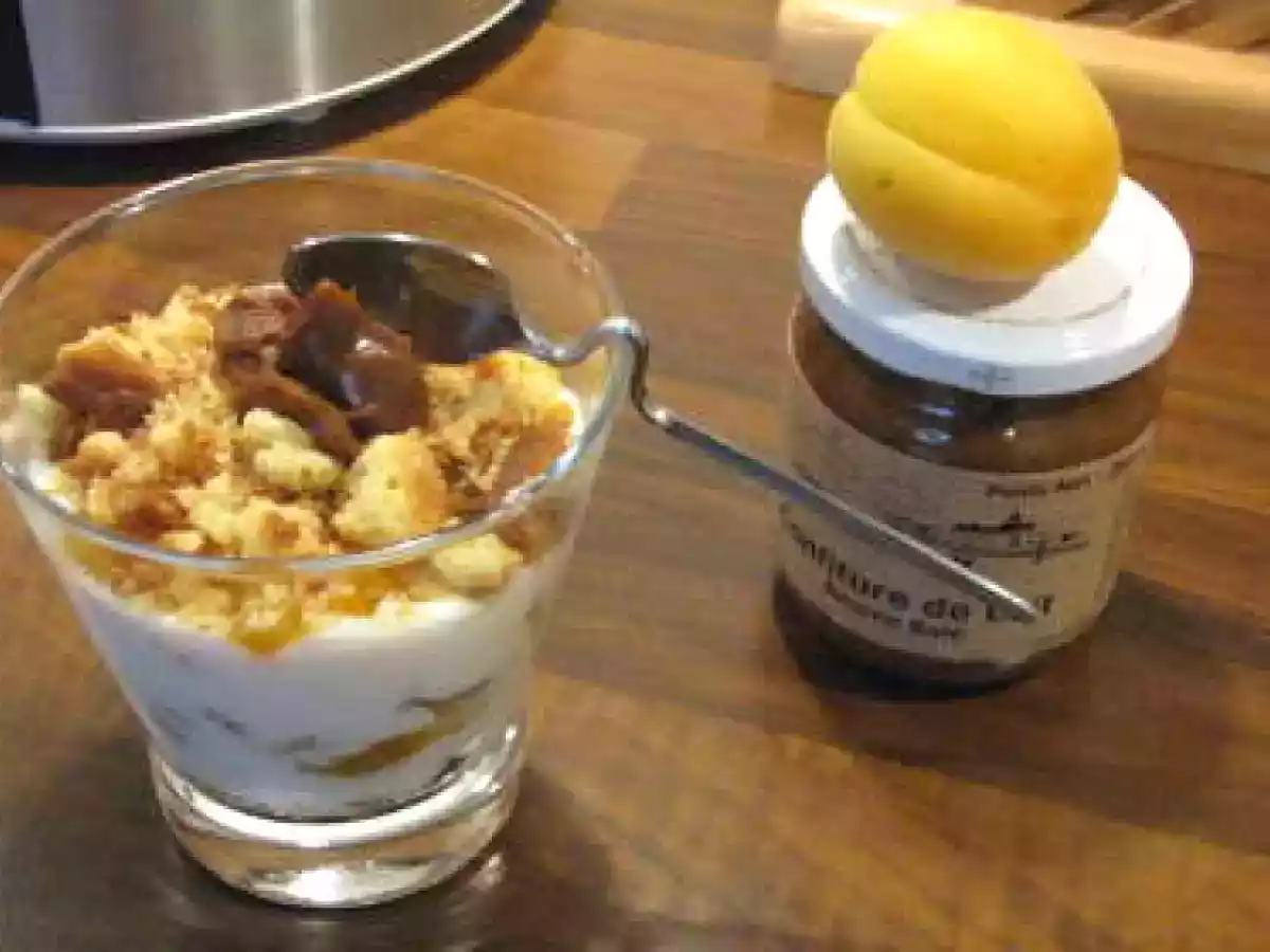 Verrines bretonnes à l'abricot