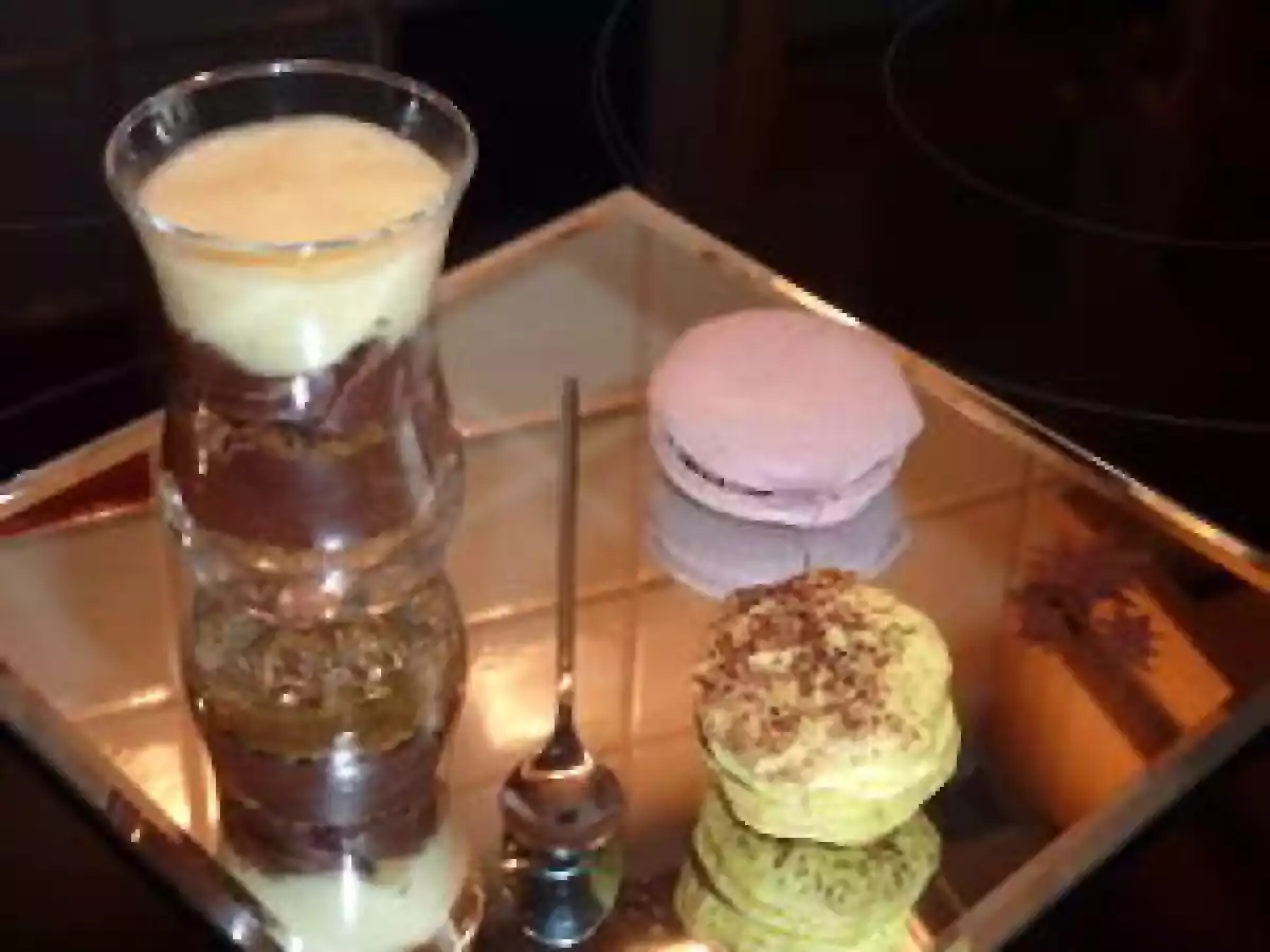 Verrines chocolat-orange.