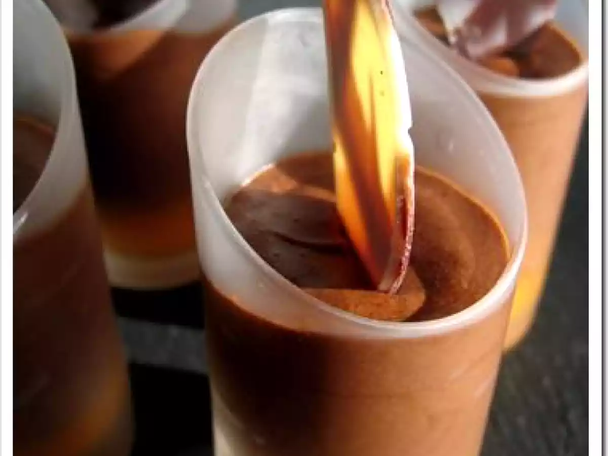 Verrines chocolat-passion