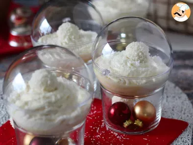 Verrines coco façon Raffaello sans cuisson - un dessert féérique dans une boule à neige, photo 3
