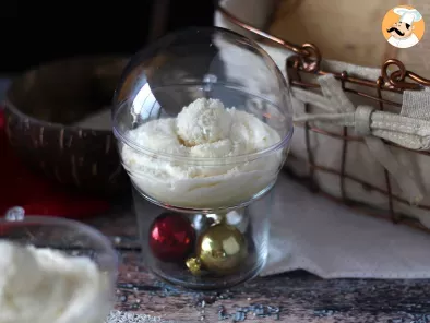 Verrines coco façon Raffaello sans cuisson - un dessert féérique dans une boule à neige, photo 6