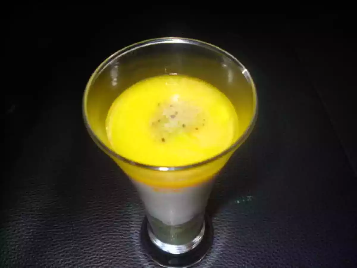 VERRINES COULIS DE KIWI/COULIS DE NECTARINE ET CREME MASCARPONE - photo 2