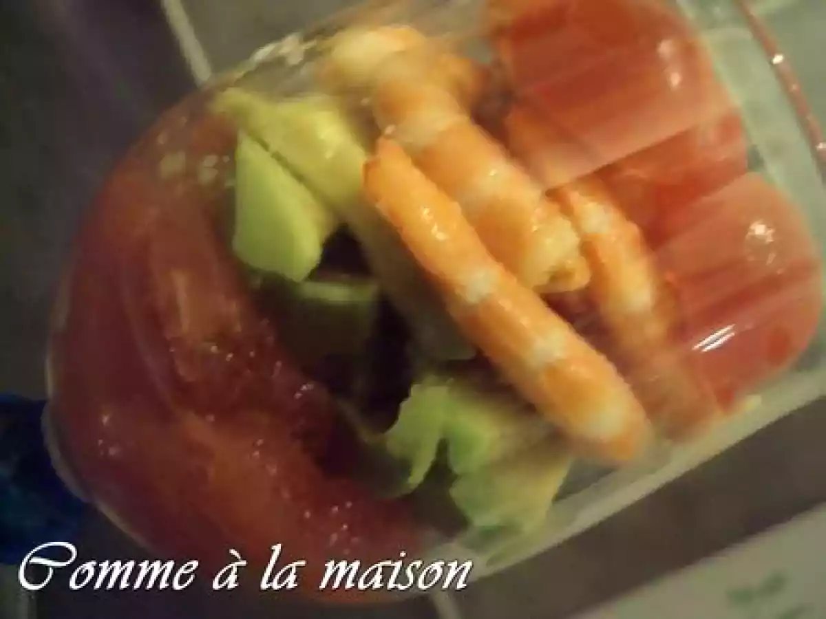 Verrines d'avocat aux crevettes et suprêmes de pamplemousse - photo 2