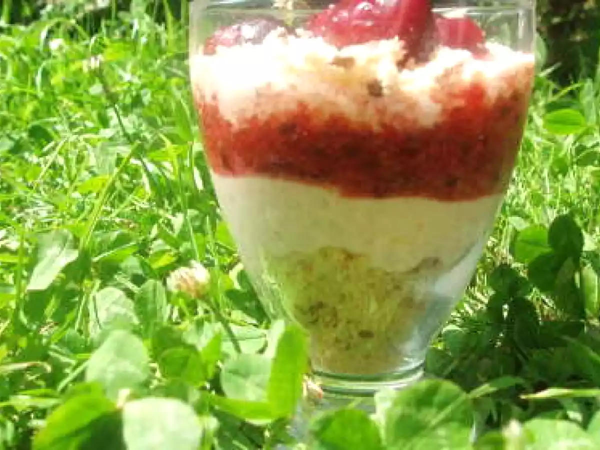 Verrines de cerises à la cannelle