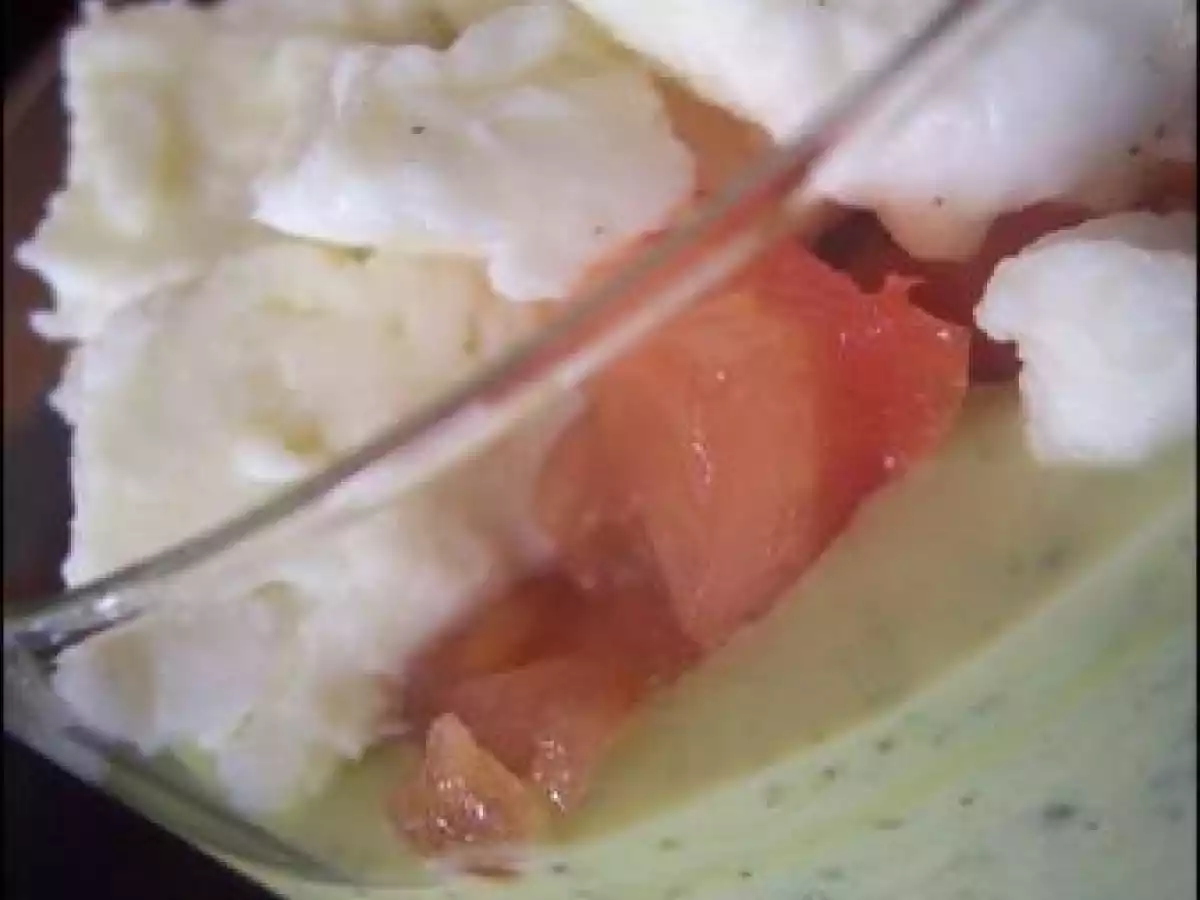 **Verrines De Courgettes Au Gorgonzola Et Mozzarella**