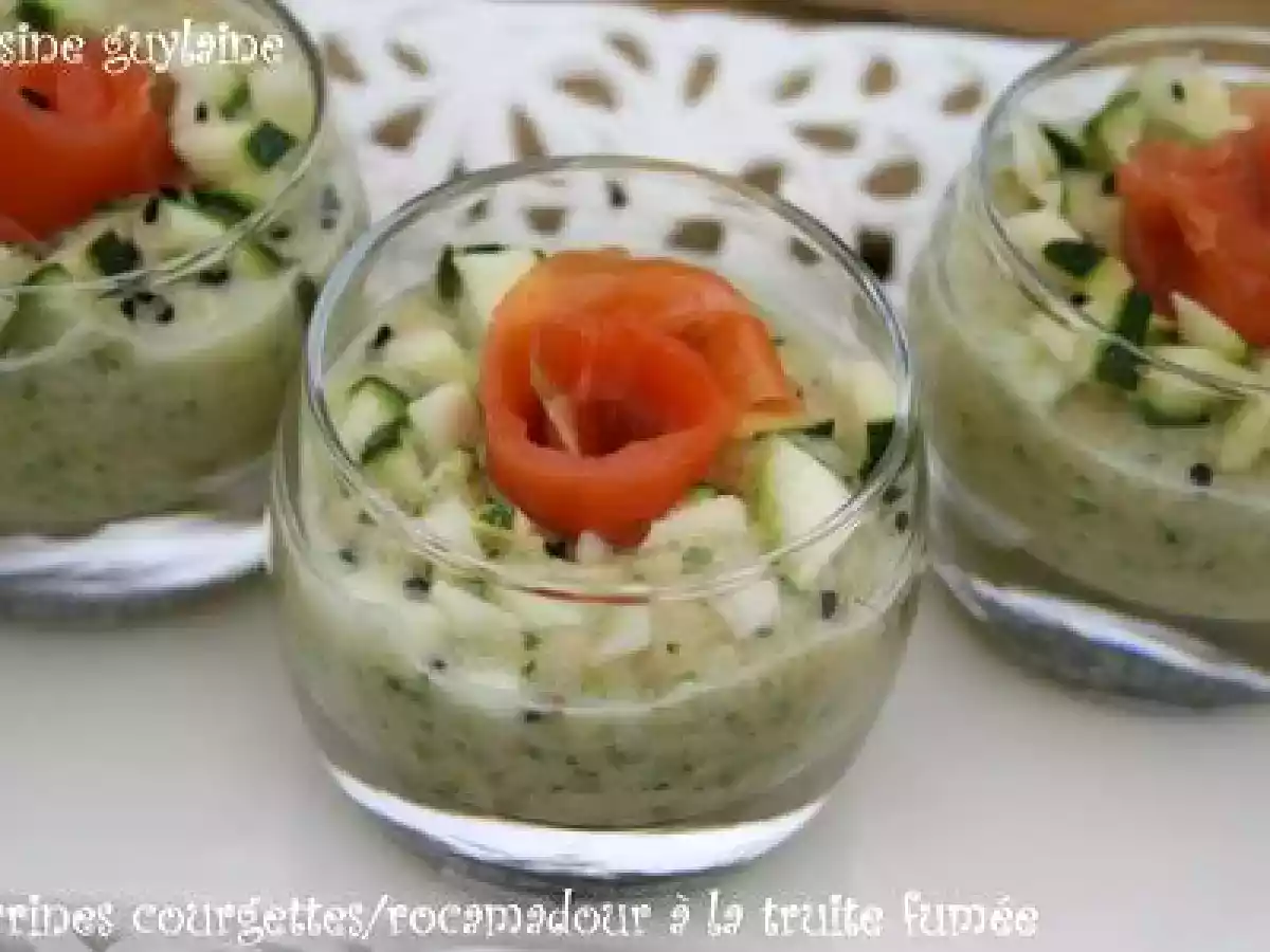 ^^Verrines de courgettes au rocamadour et à la truite fumée^^ - photo 6