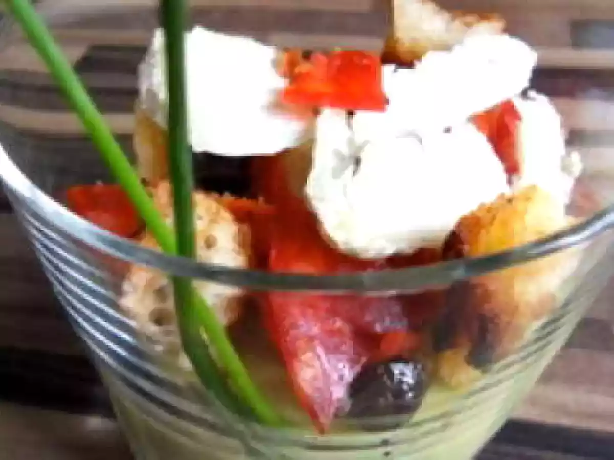 verrines de courgettes estivale