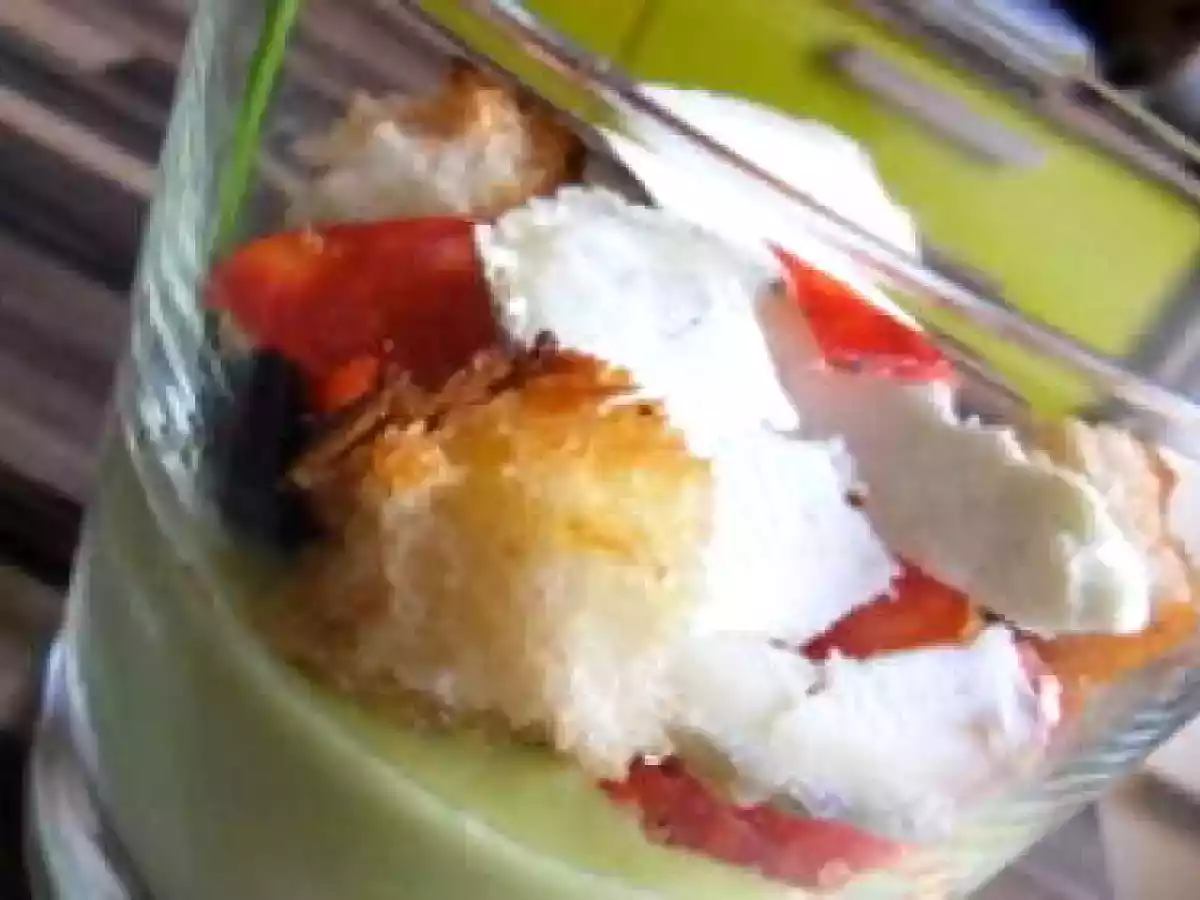 verrines de courgettes estivale - photo 2