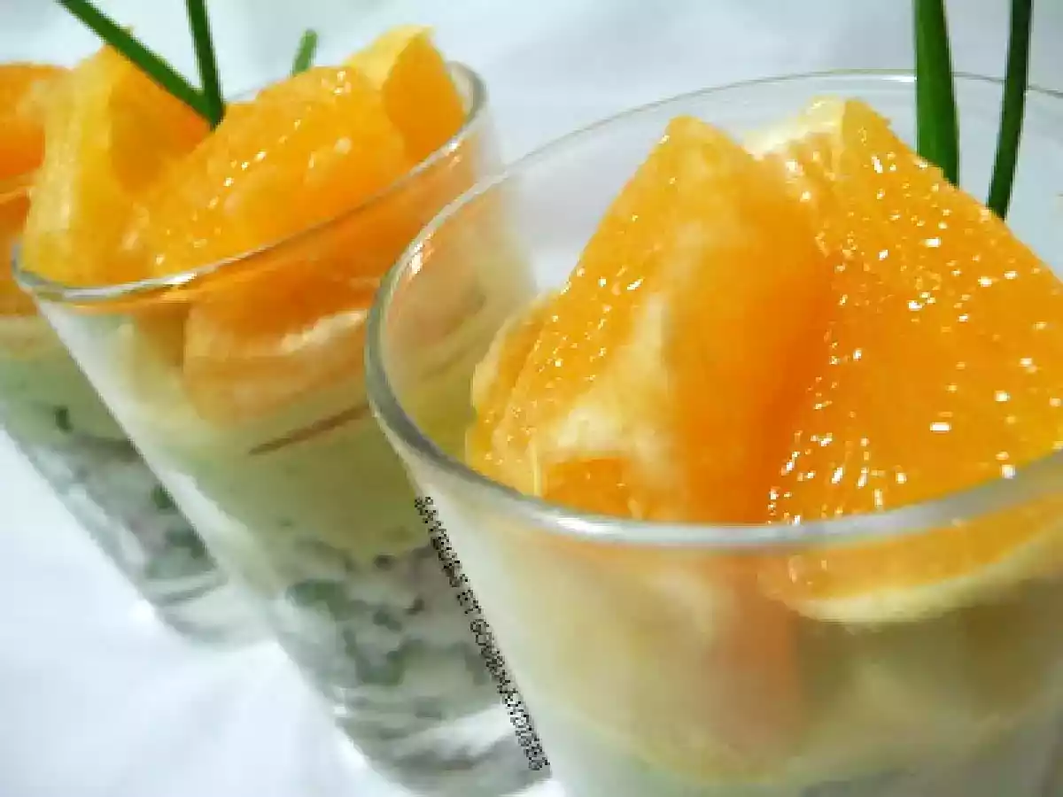 Verrines de crabe à la crème d'avocat. - photo 4