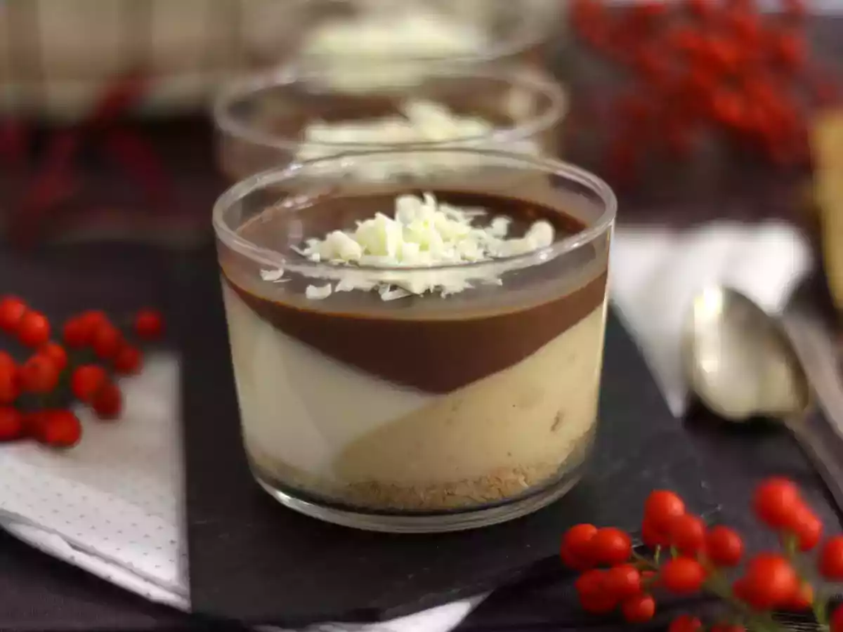 Verrines de crèmes au chocolat et nougat : une présentation ultra facile pas à pas - photo 2