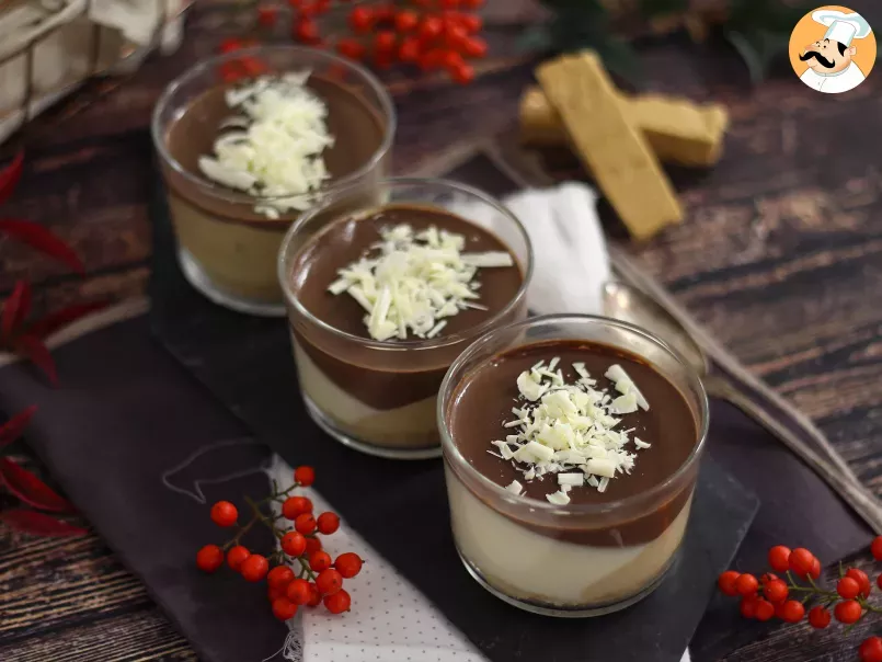 Verrines de crèmes au chocolat et nougat : une présentation ultra facile pas à pas, photo 3