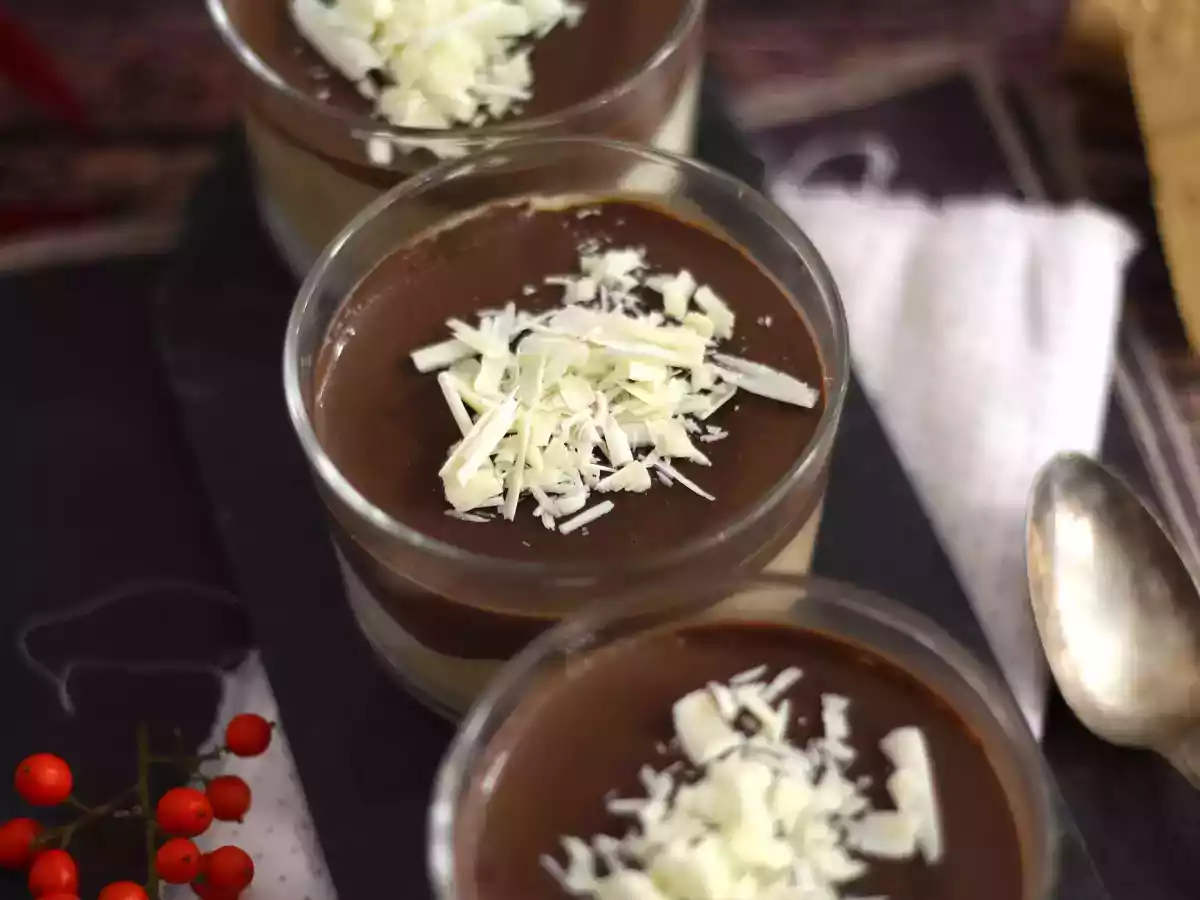 Verrines de crèmes au chocolat et nougat : une présentation ultra facile pas à pas - photo 5