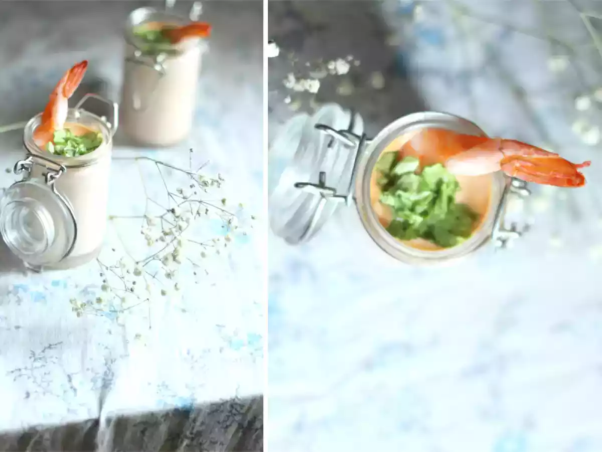 Verrines de crevettes et sauce cocktail maison - photo 2