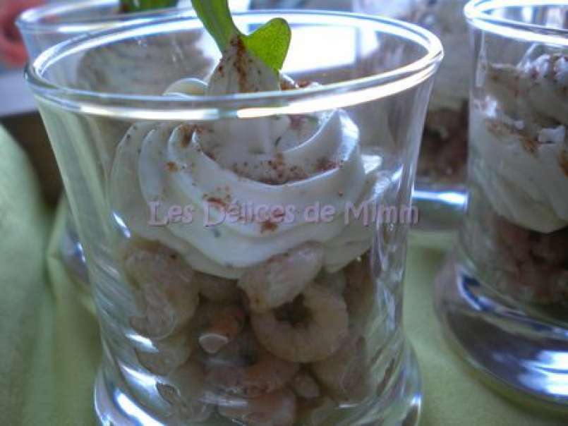Verrines de crevettes grises au mascarpone, photo 5