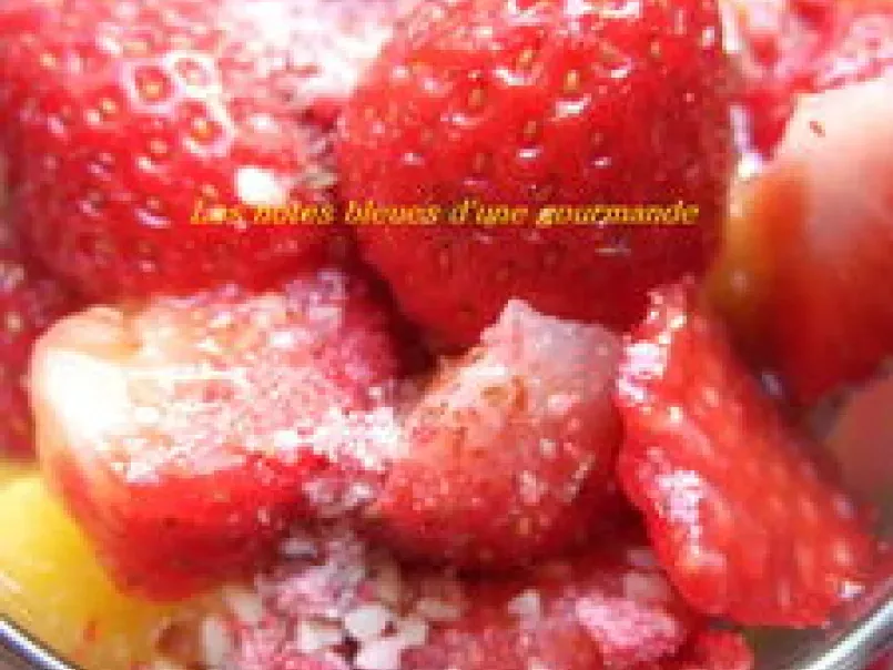 Verrines de fraises aux pralines roses (deux variantes), photo 2