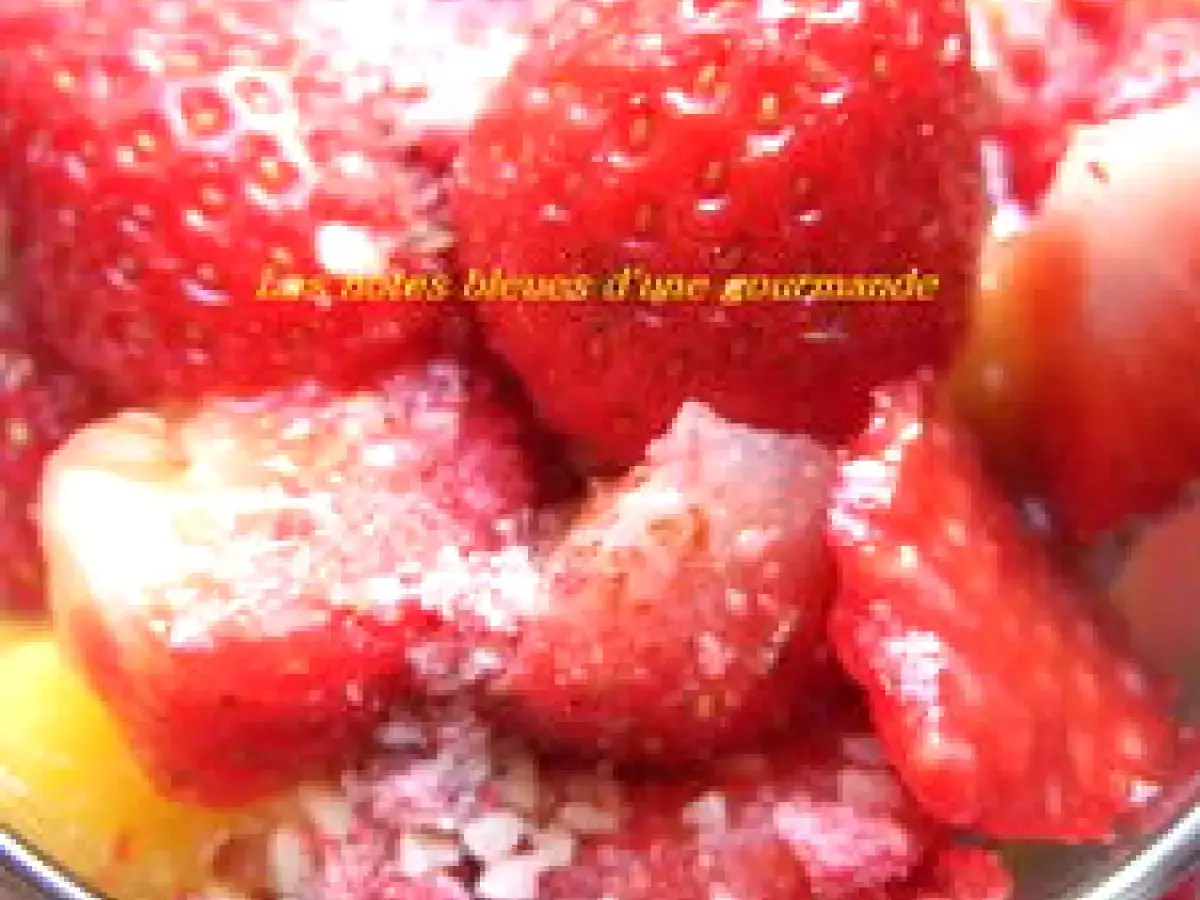 Verrines de fraises aux pralines roses (deux variantes) - photo 2