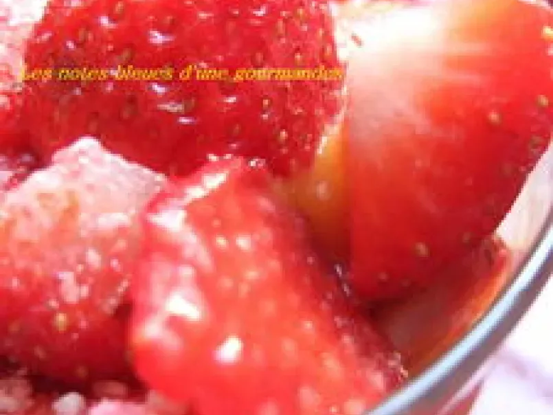 Verrines de fraises aux pralines roses (deux variantes), photo 3