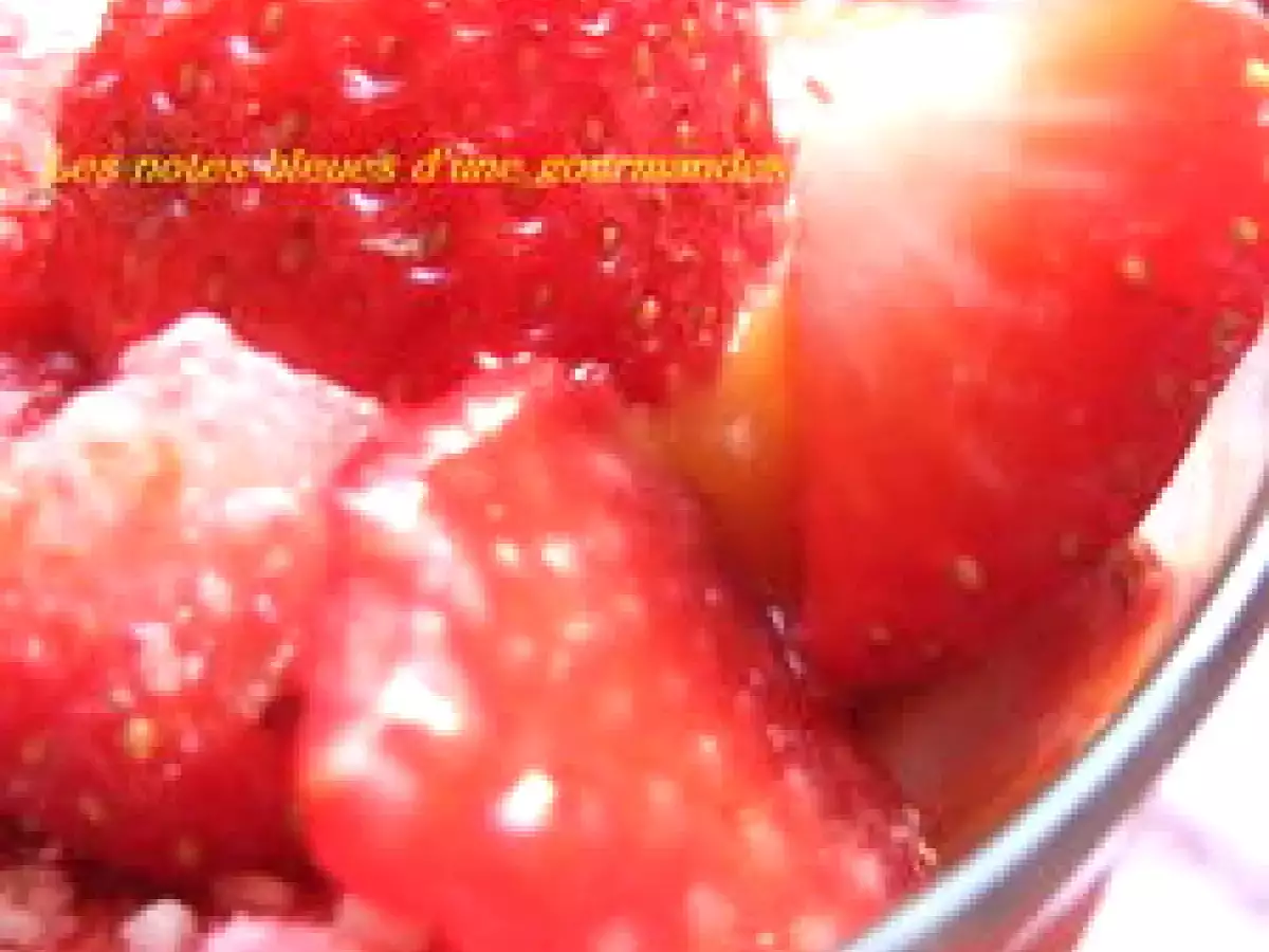 Verrines de fraises aux pralines roses (deux variantes) - photo 3