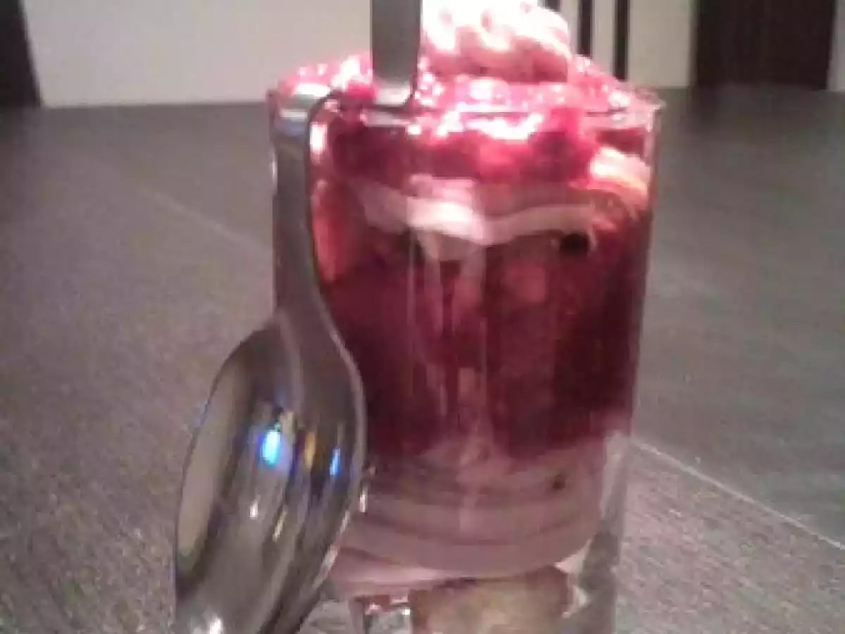 Verrines de Framboises et Mascarpone