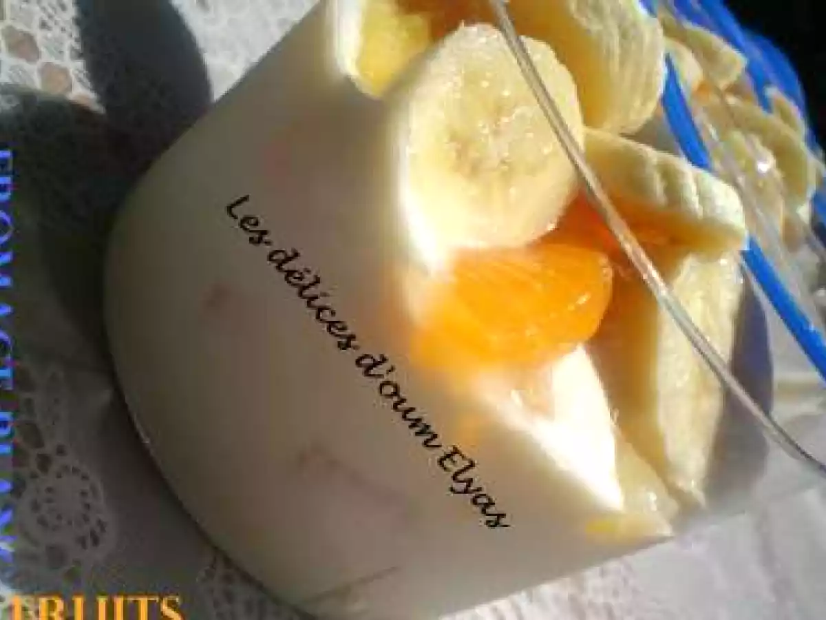 Verrines de fromage aux fruits