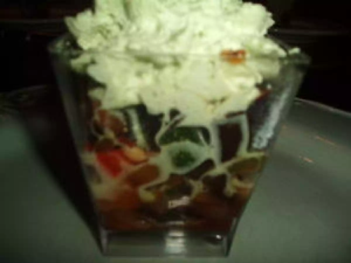 Verrines de légume du sud et sa mousse au basilic