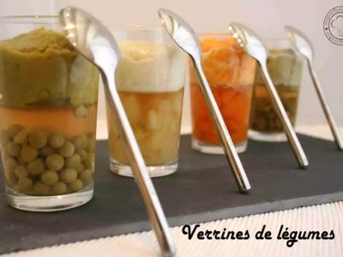 VERRINES DE LEGUMES EN GELEE ET MOUSSE