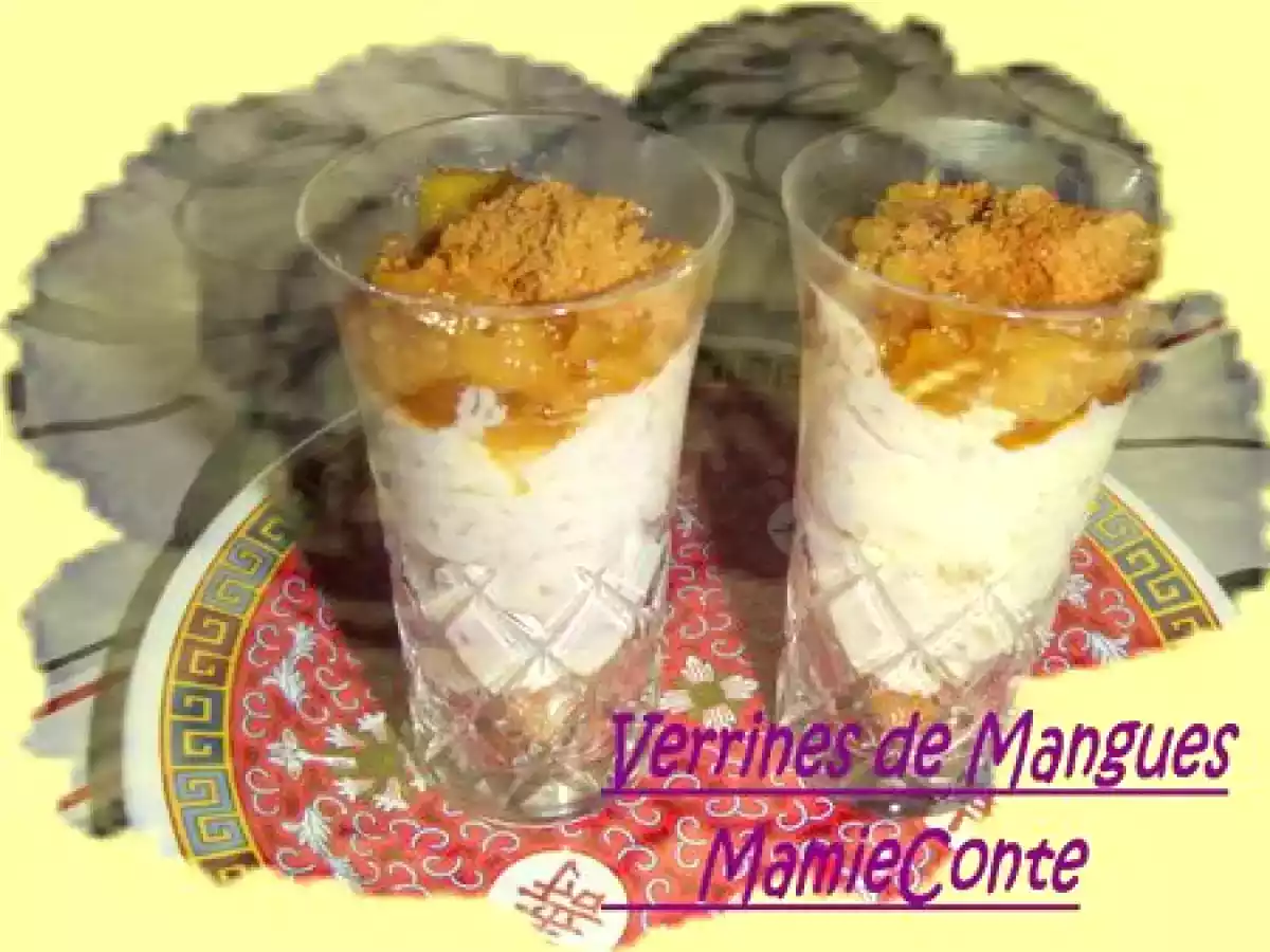 Verrines de mangue