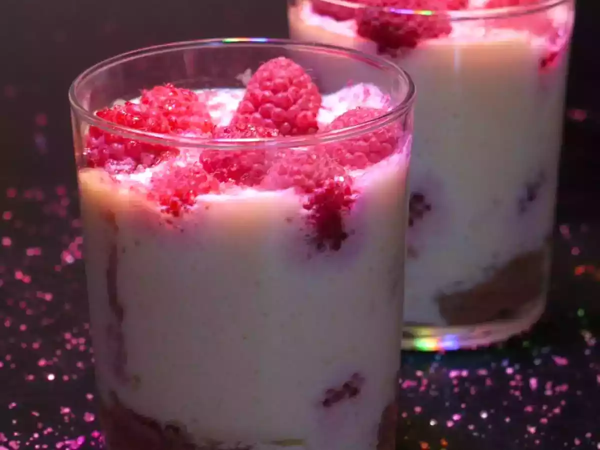 Verrines de mousse de betteraves de Béa & Glace ultra-light & Tiramisu aux framboises - photo 2