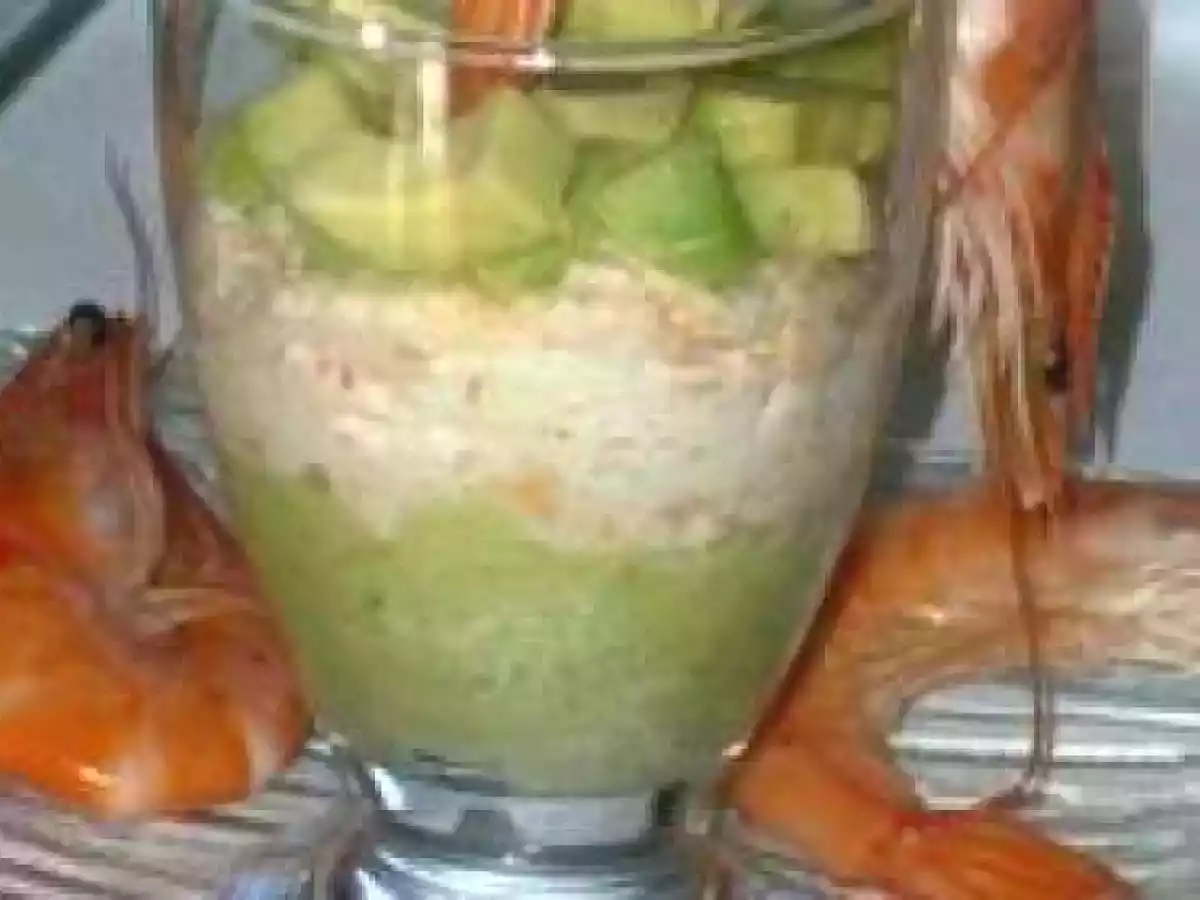 Verrines de mousses d'avocat et crabe - photo 2