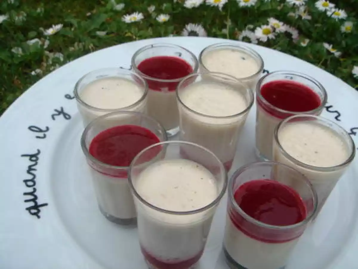 Verrines de pana cotta aux fruits rouges - photo 2