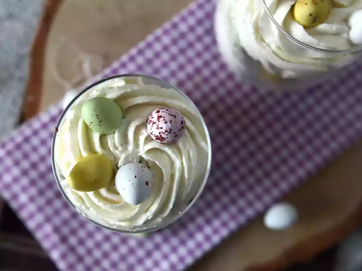 Verrines de Pâques au brownie et à la chantilly - photo 3