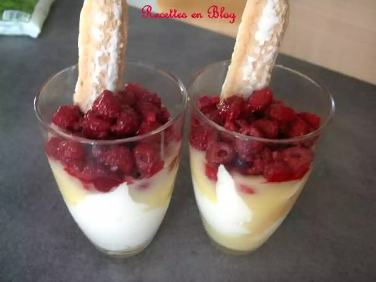 VERRINES DE PETITS SUISSES AU LEMON CURD ET FRAMBOISES - photo 2