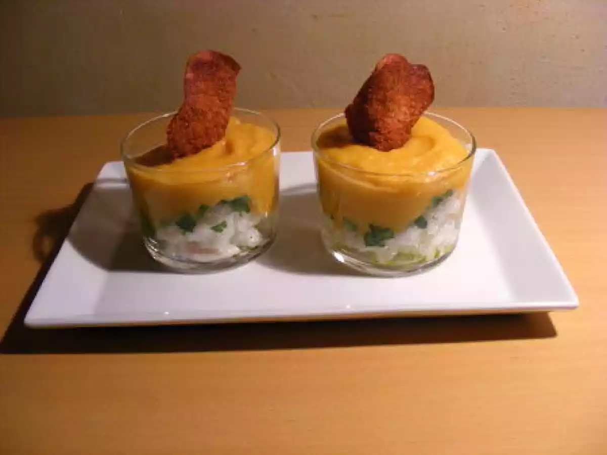 Verrines de poisson et potiron - photo 2