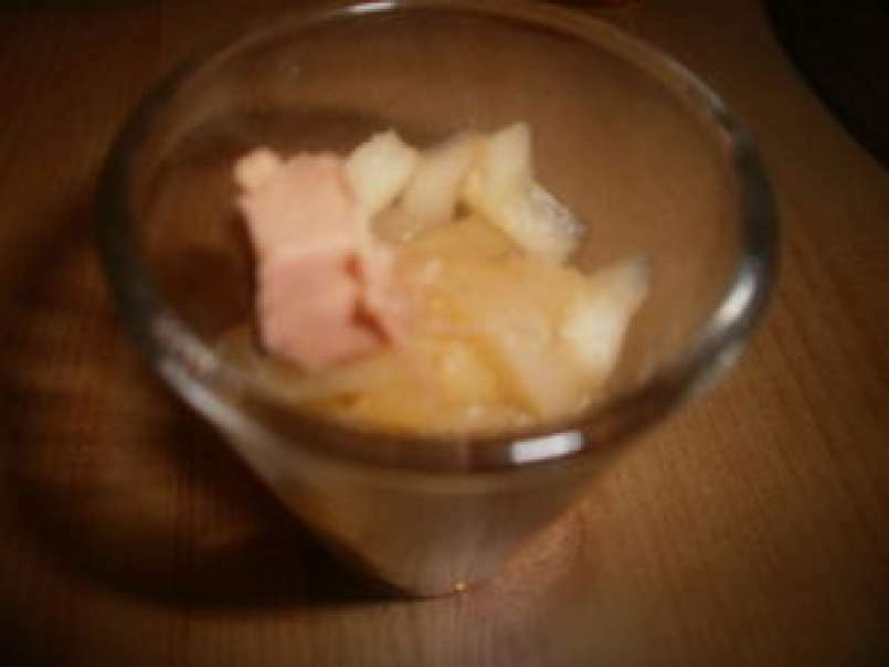 Verrines de pommes chaudes au foie gras, photo 2