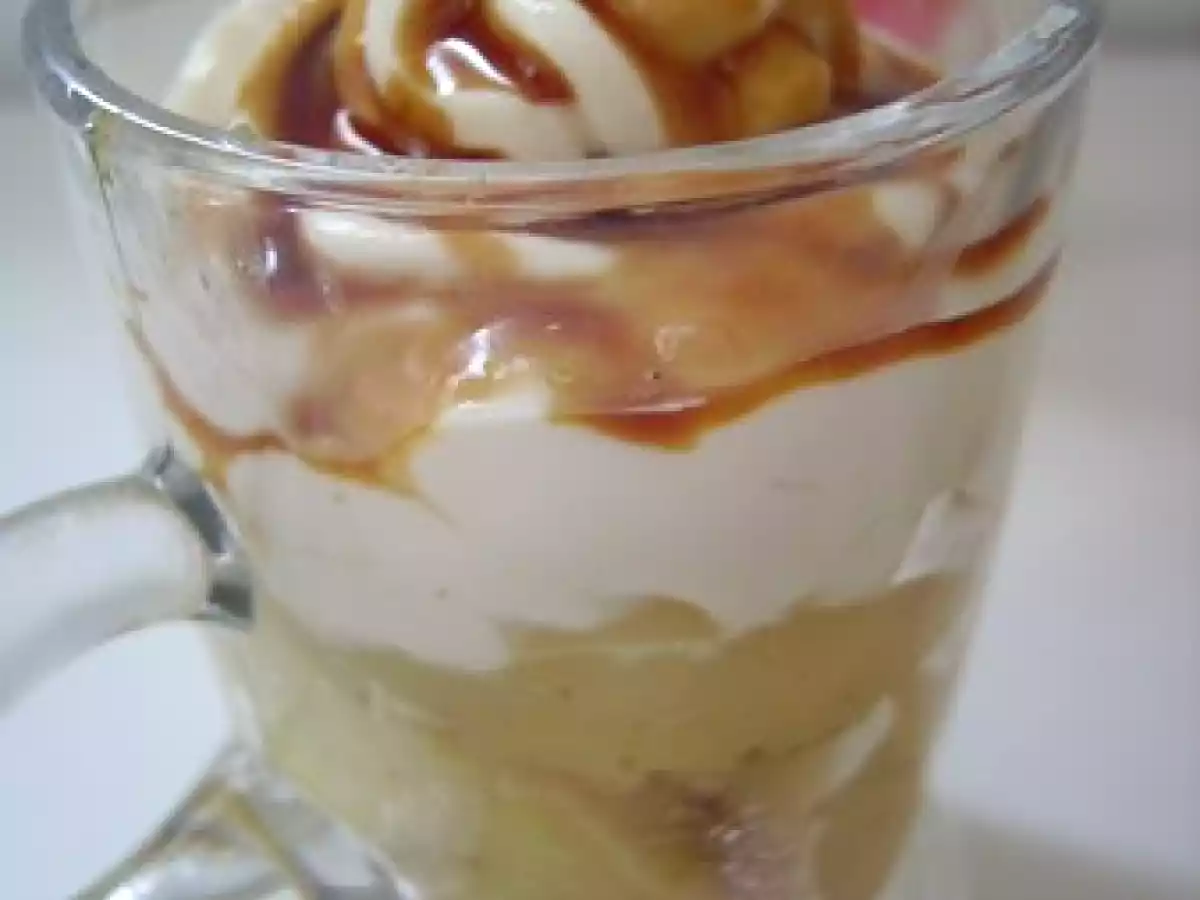 Verrines de pommes fondantes anisées et mousse de ricotta au caramel - photo 3