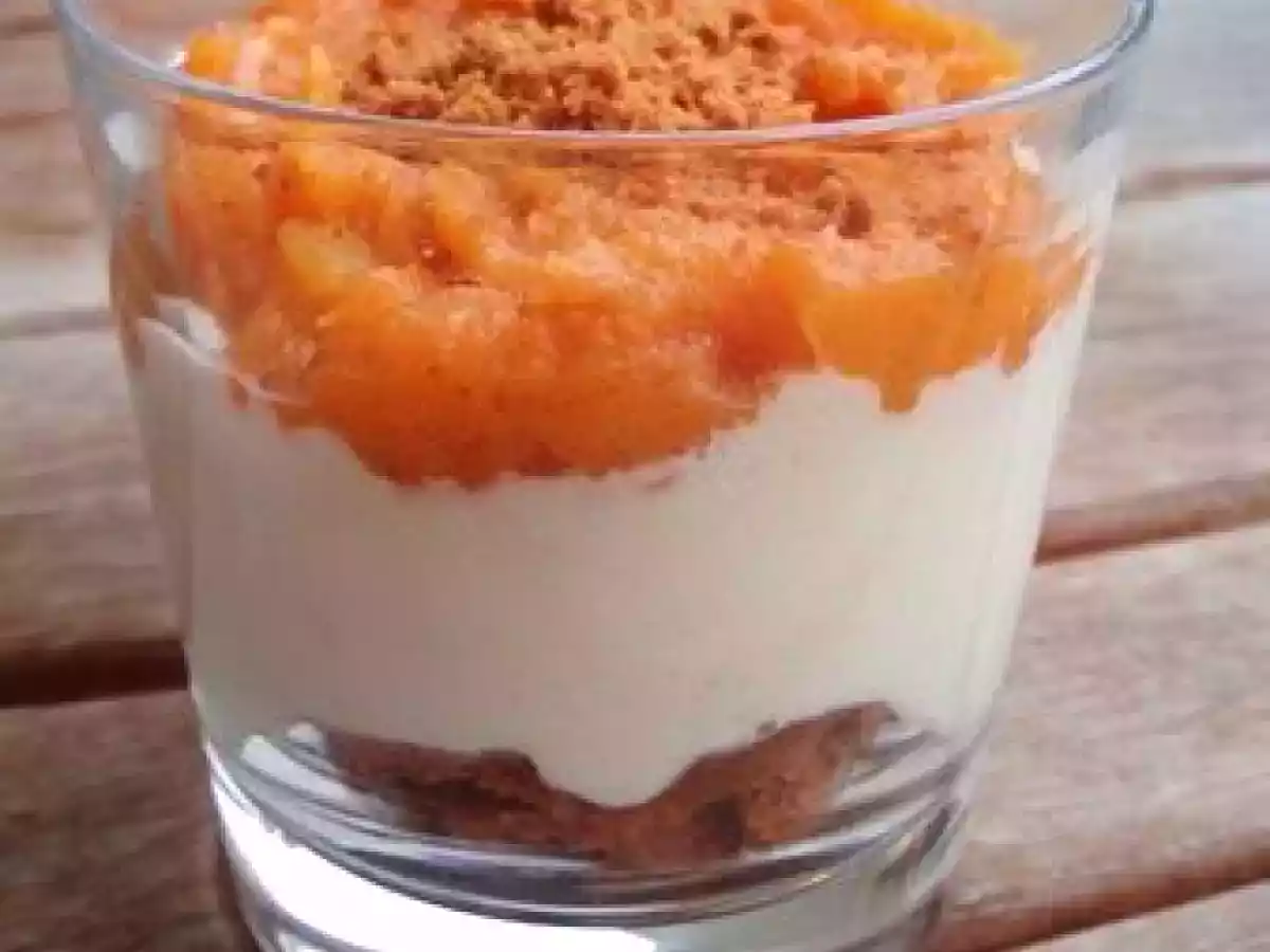 Verrines de potiron vanillé façon tiramisu