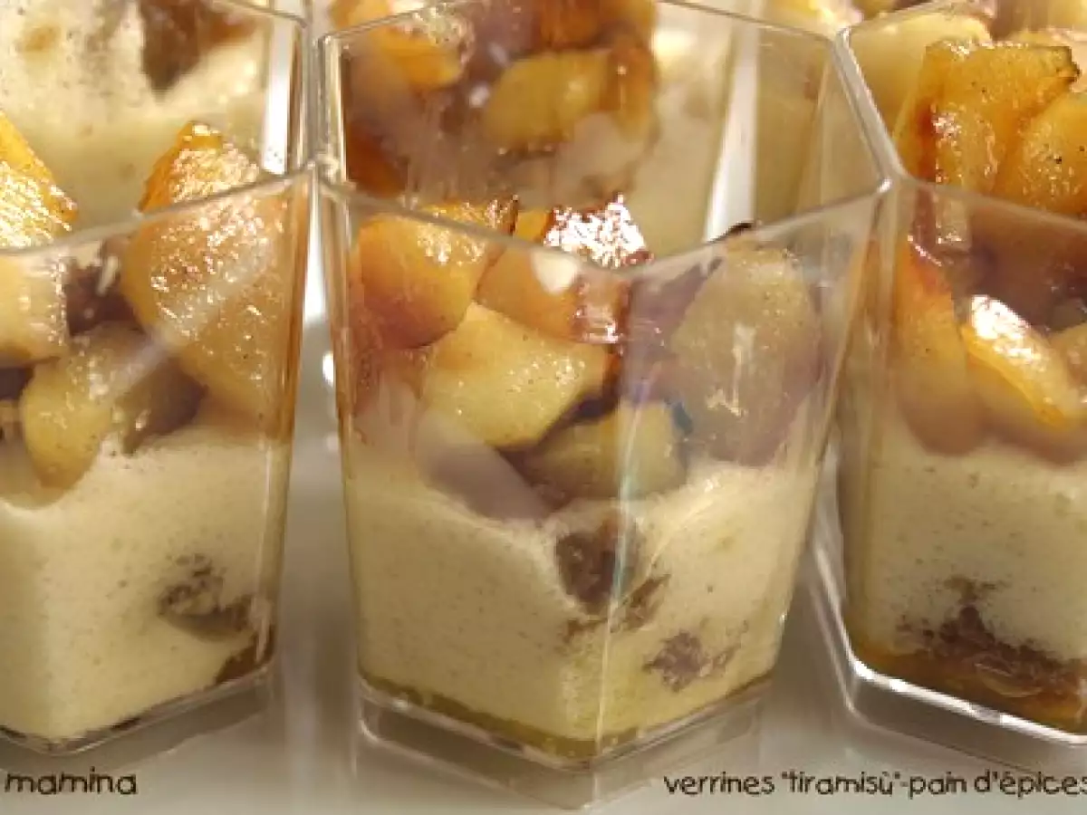 Verrines de tiramisu léger au pain d'épices et à la ricotta - photo 2