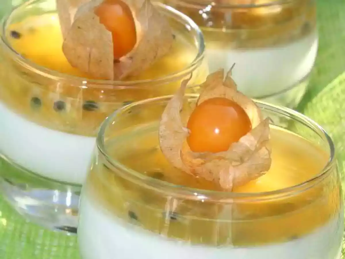 ^^Verrines exotiques et sa gelée aux fruits de la passion^^ - photo 2