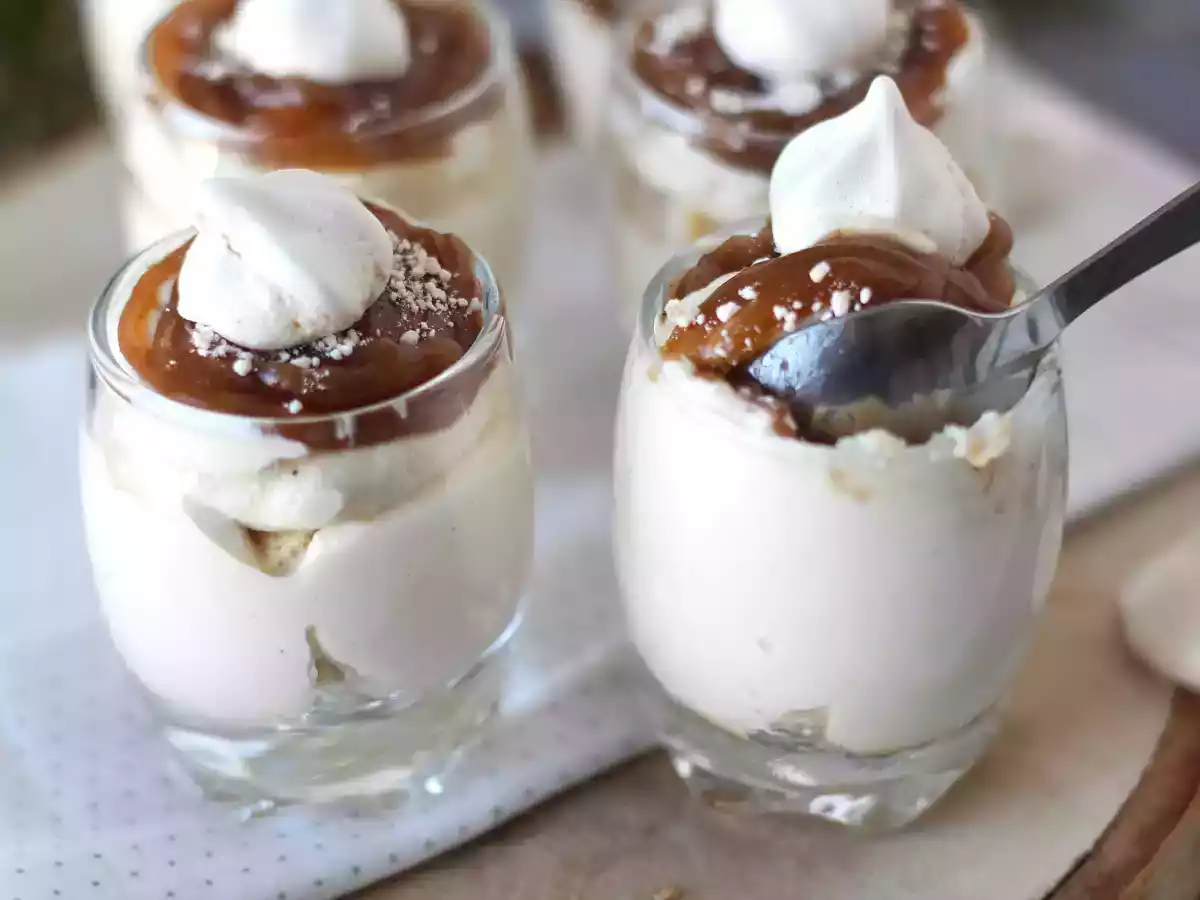 Verrines façon Mont blanc à la crème de marron - photo 3