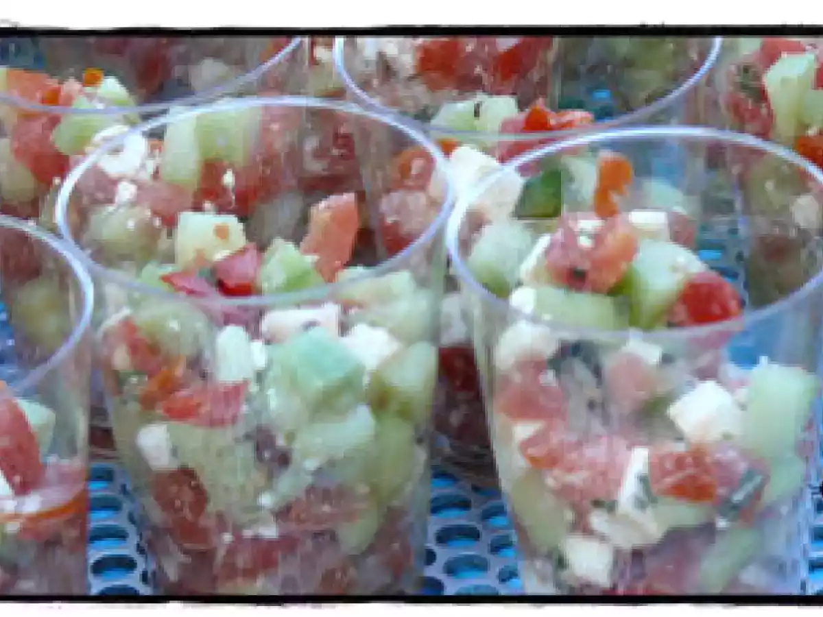 Verrines fraicheur pour un apéritif estival