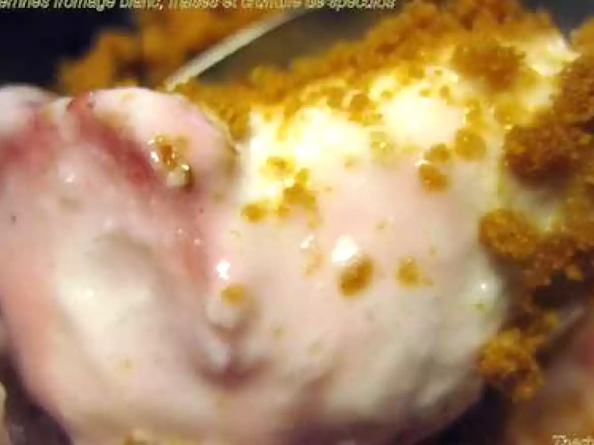 Verrines fromage blanc, fraises et crumble de spéculos - photo 2