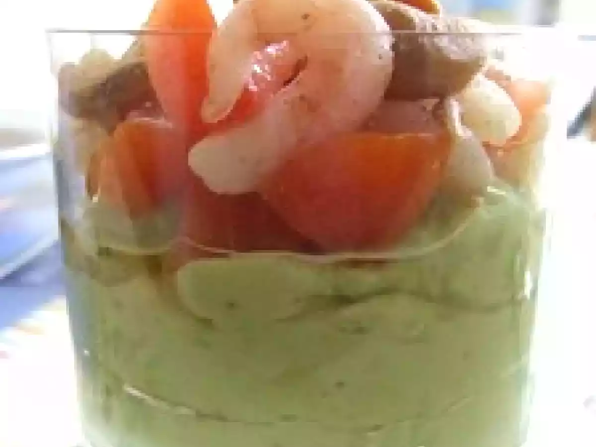 Verrines guacamole crevettes - photo 2