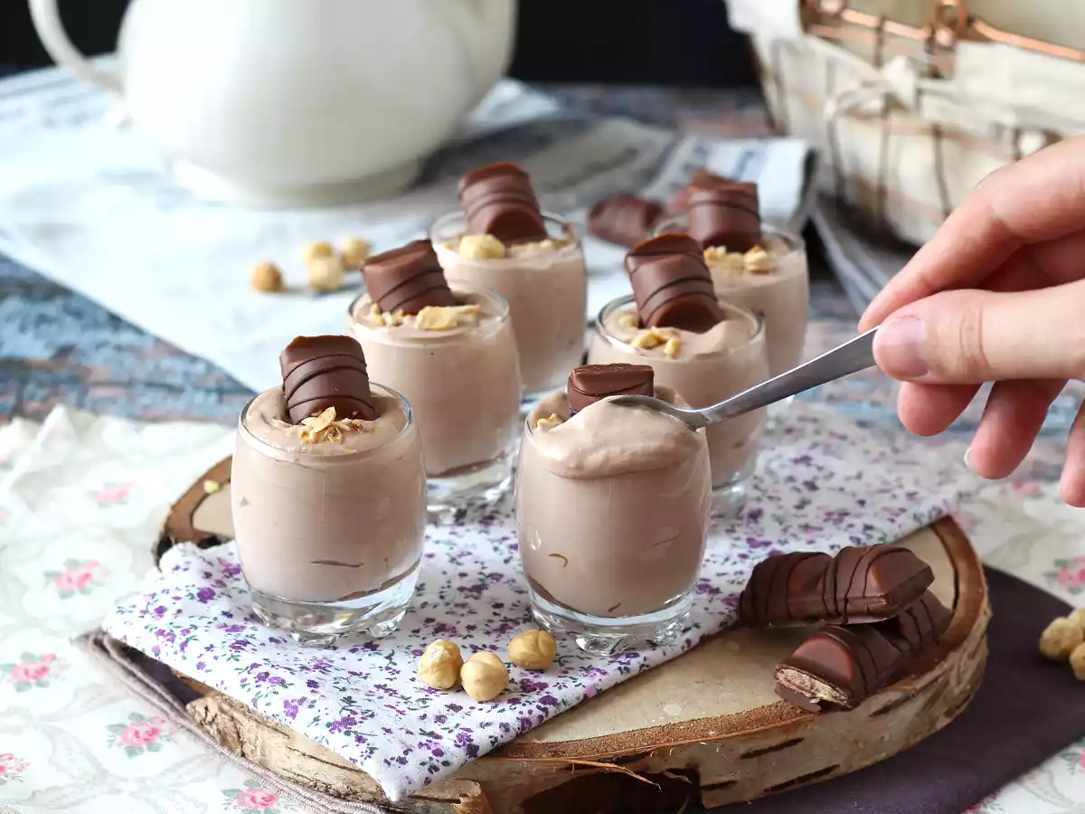 Verrines Kinder Bueno super gourmandes et sans cuisson - photo 5