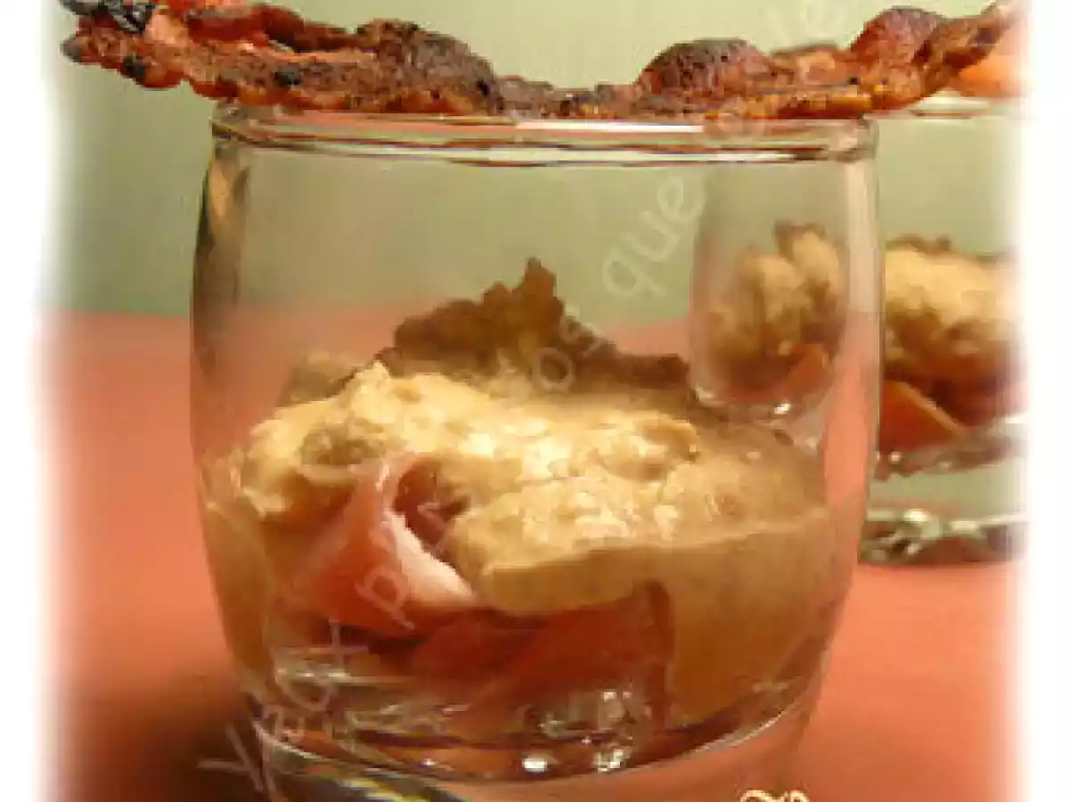 Verrines Lentilles-Jambon