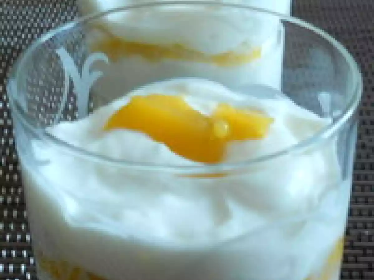 Verrines mascarpone-mangue