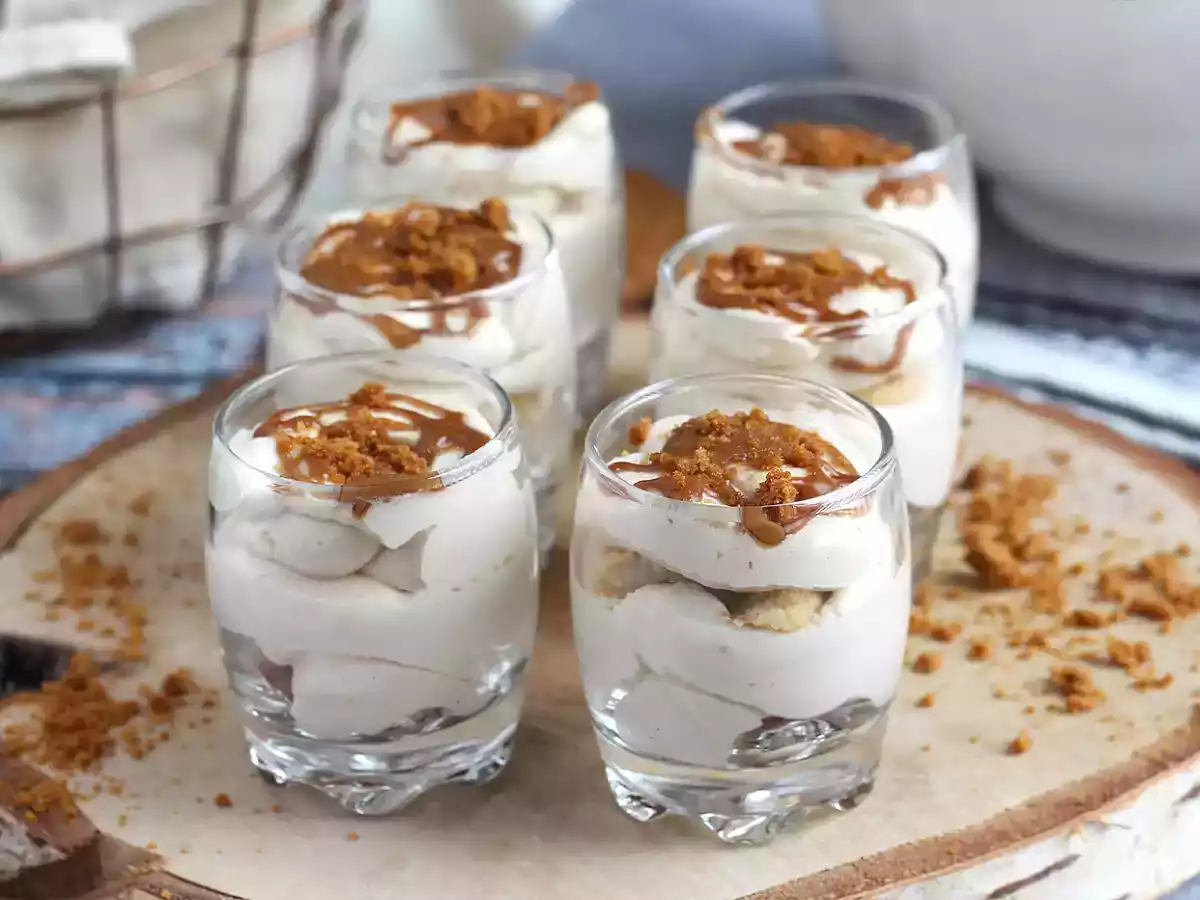 Verrines mousse aux spéculoos - photo 3